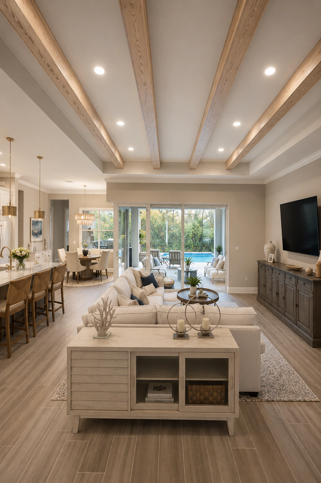 Completed home renovation