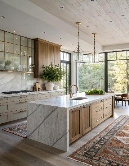 Organic modern kitchen