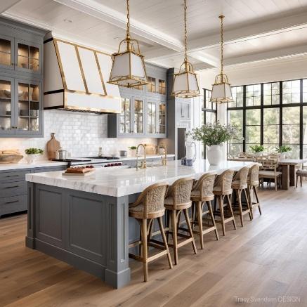 Modern farmhouse kitchen